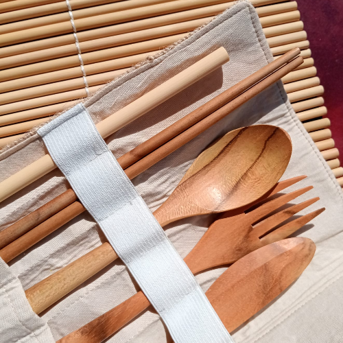 Cutlery set Teakwood